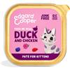 EDGARD COOPER Edgard & Cooper Kitten Vaschetta Multipack 16x85G ANATRA E POLLO