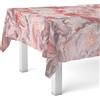 Martina Home Tovaglia in tela cerata Genil, rotonda, 140 cm, colore: rosso