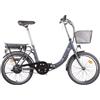 Smartway F3D3SCG bicicletta elettrica Grigio Acciaio Taglia unica 50,8 cm (20"") 22 kg Ioni di Litio"