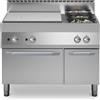Ristosubito Cucina tuttapiastra a gas+2 fuochi MDLR Forno a gas statico Modello F70110TPFGFBP
