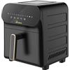 ARDES - ARFRYA04 Friggitrice Ad Aria Calda ELDORADA 6L D - in Metallo Capacità 6 Litri - AirFryer con Display Digitale Touch e Timer 90' - Tecnologia Rapid Air