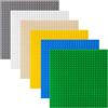 shineFinder Set di 6 Piastre compatibili, 19,2 x 19,2 cm, Piastra di Base con 24 x 24 Nodi, Giocattolo da Costruzione per Bambini