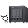QNAP TR-004 contenitore di unità archiviazione Box esterno HDD/SSD Nero 2.5/3.5"