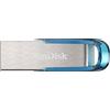 SanDisk Ultra Flair unità flash USB 64 GB tipo A 3.2 Gen 1 (3.1 1) Blu, Argento