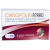LAERBIUM PHARMA Cianofolin Ferro Integratore con ferrochel, vitamine B e C 30 capsule
