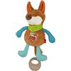 Sigikid- Mini-Spieluhr Fuchs Musik Giocattolo per Bambini, Consigliato dalla Nascita, Colore Multicolore/Volpe, Taglia Unica, 42380