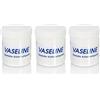COM-FOUR® Set di 3 vaselina bianca 3x 100 ml - protegge la pelle e la rende elastica - confezione vaselina