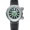 PHOIBOS Vortex Antimagnetico Automatico Orologio subacqueo da uomo 200M Resistenza all'acqua con anse nascoste e doppia corona con lunetta girevole interna verde PY042A