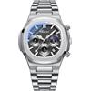 Tiong Orologio Cronografo da Uomo Movimento al Quarzo Moda Sportivo Business impermeabile Orologio da polso per uomini