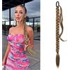QKEPCY Coda di Cavallo Extension, 80cm Posticci per capelli Extension Finta Coda Capelli Lisci CapelliLunga Estensione Capelli sintetica a coda di cavallo lunga e dritta