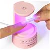 Makartt Lampada UV LED Unghie - 5W Fornetto Unghie LED Mini Nail Lamp, Nail Dryer Lampada Unghie UV per Unghie Gel, Portatile Asciuga Unghie per Manicure Pedicure
