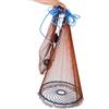 Alvinlite Rete da pesca in ghisa, portatile, durevole, a rete, accessorio per trappole (3 m)
