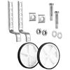 Fitwish Ruote Ausiliarie Biciclette per Bambini, Stabilizzatore Ruota Bambino Regolabile, Utilizzate per Migliorare la Sicurezza e la Stabilità delle Biciclette (Bianco)