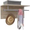 FMD Möbel Appendiabiti da Parete, Colore Rovere, 72 x 35 x 29 cm