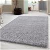 Carpetsale24 Shaggy Tappeto Salotto Moderno 160x230 cm Grigio chiaro - Tappeto per scendiletto Camera da Letto, Cucina y Soggiorno - Tappeto Fluffy y Morbido, Monocromatico, facile manutenzione