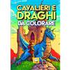 PubMe Cavalieri e draghi da colorare - Libro da colorare per bambini - CONTENUTI EXTRA GRATIS - Album da colorare per bambini CAVALIERI -DRAGHI - ELFI - ARCIERI - CASTELLI - CAVALLI - LUOGHI INCANTATI