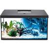 Aquael Leddy - Set acquario a LED completo di copertura, filtro, riscaldatore, luce diurna e notturna, 41 x 25 x 25 cm, colore: Nero