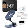 powerland PWERLAND Porta Telefono Auto Magnetico【 Pieghevole】 Universale 360° Supporto Cellulare Compatibile con iPhone Tutti gli Smartphone