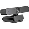 Hagsnec 1080P Webcam built-in doppio microfoni Full Hd Videocamera per PC e 360 gradi girevole unità