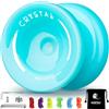YOSTAR K2 Crystal Reattivo Yoyo per Bambini,Duplice Scopo, Yo-Yo per Principianti, Sostituzione Non risponde Cuscinetto per Intermedio, con 5 Corde Yoyo, Borsa,RimozioneCuscinetti (Cielo Blu)