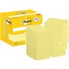 Post-it Foglietti Canary Yellow, Pacchetto Promozionale, 8 + 4 Blocchetti GRATIS, 100 Fogli per blocco, 38 mm x 51 mm, Colore Giallo - Foglietti Adesivi Fogli Adesivi per Appunti, Elenchi & Promemoria