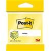 Post-It Mini cubo di foglietti Post-it color limone - 51 mm x 51 mm - 400 fogli