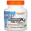 DoctorsBEST Doctor's Best - Vitamina naturale K2 MK7 con MenaQ7, 100 mcg, 60 vcaps, supporto per la salute delle ossa e del cuore