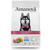 Amanova Adult Sensitive Salmone Deluxe Grain Free - 10 Kg - Crocchette Monoproteiche Cane - 1° ORDINE? scegli lo sconto BZR5 / BZR20 + 200 punti fedeltà