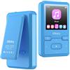 Lettore MP3 - Lettore MP3 USB portatile di musica digitale VIFER con  schermo LCD Supporto 32GB TF Card e radio FM(Blu)