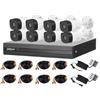 DAHUA CCTV Set: 8 x 1080 HDCVI Bullet Camera + XVR + 1TB Memory - DAHUA