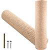 KeaJuidy 2 pezzi Ricambio Tiragraffi di Ricambio per Albero di Gatto con viti per Gatti e Gatti Grandi lunghezza 30cm 7cm di diametro Legno