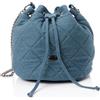 TILDEN, Borsa a sacchetto Donna, Denim grezzo, Einheitsgröße