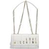 Love Moschino JC4260PP0GKB0, Borsa a Spalla, Donna, Bianco, Taglia unica