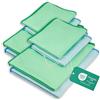 ELEXACLEAN Panno per vetri senza aloni, panno microfibra (8 pezzi, 60x40 cm e 40x30 cm) OEKO-TEX® STANDARD 100 - panni lavavetri
