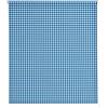 Estoralis | CUCINA | Tenda a rullo moderna | Stampa digitale traslucida | Vichy-2 Blu | 80 x 180 cm (larghezza/altezza) dimensione del tessuto 77 x 175 cm. | Tende per finestre e porte