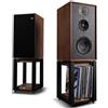 WHARFEDALE LINTON Heritage walnut noce Veneer CON STAND consegna in 24/48 ore