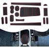 YEE PIN Tappetini in gomma compatibili con Fiat Panda/Panda Cross 2021-2023, interni antiscivolo con tappetini per console centrale e scatola portaoggetti