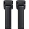 ABUS Bordo 6000K lucchetto pieghevole con porta lucchetto SH - set di 2 - lucchetti per bici con cilindro XPlus per un'elevata protezione contro le manomissioni - lunghezza 90 cm, nero