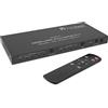 FeinTech VAX04101 HDMI eARC Pass Switch 4x1 per 3 lettori multimediali, soundbar e videoproiettore TV 4K HDR Dolby Atmos, nero
