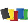 PAGNA Coool Basic 41811-00 - Set di 5 cartelline portadocumenti in polipropilene, 5 scomparti, colori assortiti