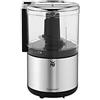 WMF Küchenminis - Tritatutto in Cromargan opaco, salvaspazio, utilizzabile con una sola mano, contenitore rimovibile (0,3 l), 65 W