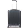 Piquadro PQLight valigia trolley cabina, 4 ruote, 55 cm, TSA, nero BV4425PQL.N