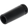 GEDORE Red Inserto per Avvitatore a Impulsi, Chiave a Bussola Avvitatore, 1/2 pollici, 12.5 mm, Esagonale, 18 mm, Inserto Lungo per Avvitatore, Auto e Officina, R63001815