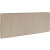 BiBi Relax Testata Ecopelle a Righe Verticali 160 x 60 cm Fango | Trapuntatura a Filo Profonda, 100% Made in Italy