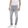 REPLAY Jeans Uomo Mickym Skinny Fit X-Lite Elasticizzati, Grigio (Light Grey 095), W33 x L30
