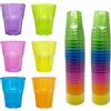 TUNDRA ICE INTERNATIONAL TUNDRA - Set 48 Bicchieri Cocktail in PLASTICA USA & RI-USA da 300 ml. | Bicchieri Colorati INFRANGIBILI in Plastica (PP) | MADE IN ITALY | BPA-Free, Riutilizzabili e Lavabili in Lavastoviglie