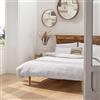 Siretessile Completo Letto Microfibra Matrimoniale Tinta Unita Bianco
