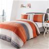 Fusion - Betley - Classic Wide Stripe copripiumino matrimoniale, king, Spice
