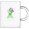 Ichendorf Milano Mug X | Collezione Bloom Alphabet | 47 cl | Vetro Borosilicato | Fatto a Mano