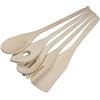 PARENCE.- Insalata di legno 5 pezzi/set di 5 utensili da cucina/server per insalate, spatola, cucchiaio - 30,5 cm
